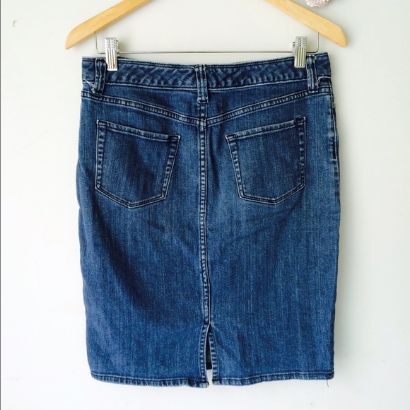 GAP | Skirts | Gap Trendy Jean Pencil Skirt | Poshmark