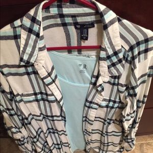 Flannel shirt and tank