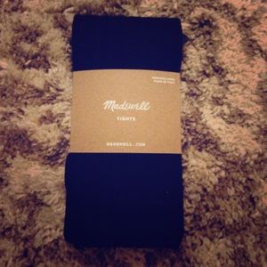 Brand new never worn black madewell tights.