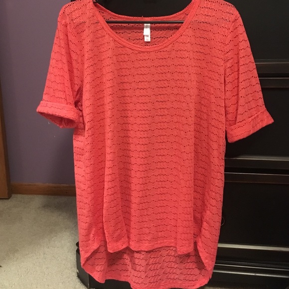 Coral loose fitting shirt!