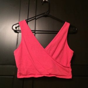 Pink Bow Forever 21 Crop Top