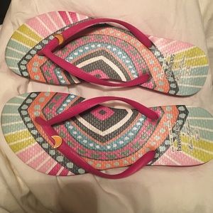 Mara Hoffman flip flops