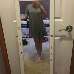 Grey t shirt dress