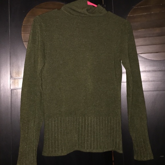 Amanda Vinci dark green sweater