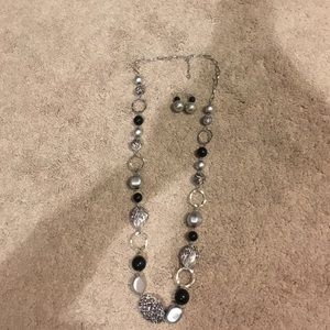 Necklace and earrings set