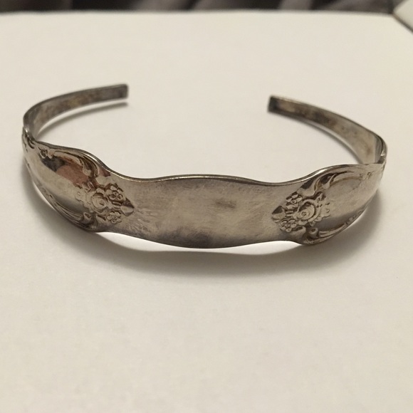 Silver Spoon ends cuff bracelet