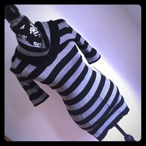 Black/silver sweater