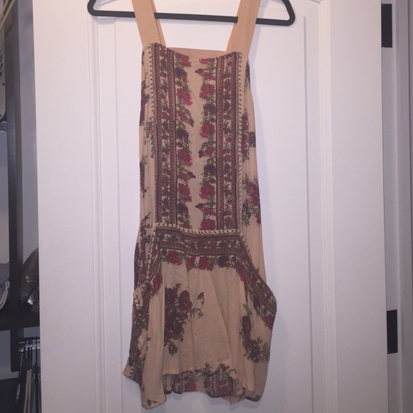 Free People Coral Orange Pastel Dress