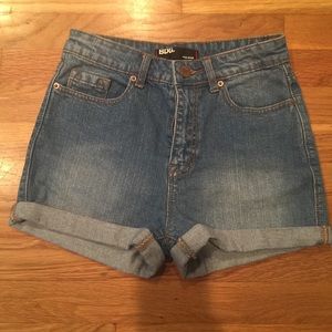 High rise shorts