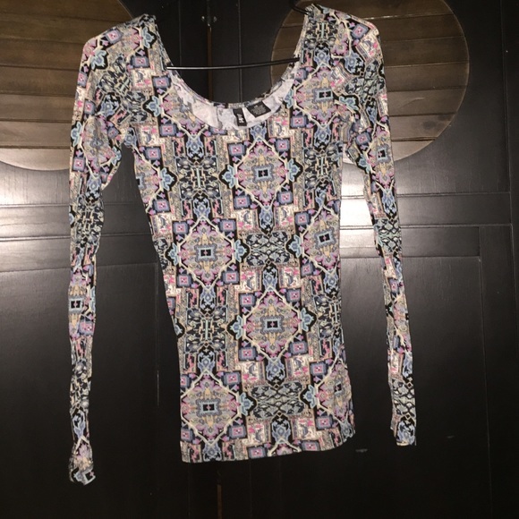 Boho long sleeve shirt