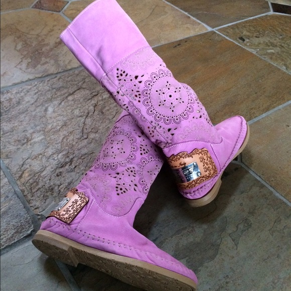 🍃💗HP Handcrafted Italian Leather Tall Boot - Picture 3 of 5