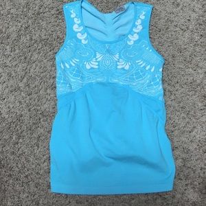 Athleta Blue Stretch Tank