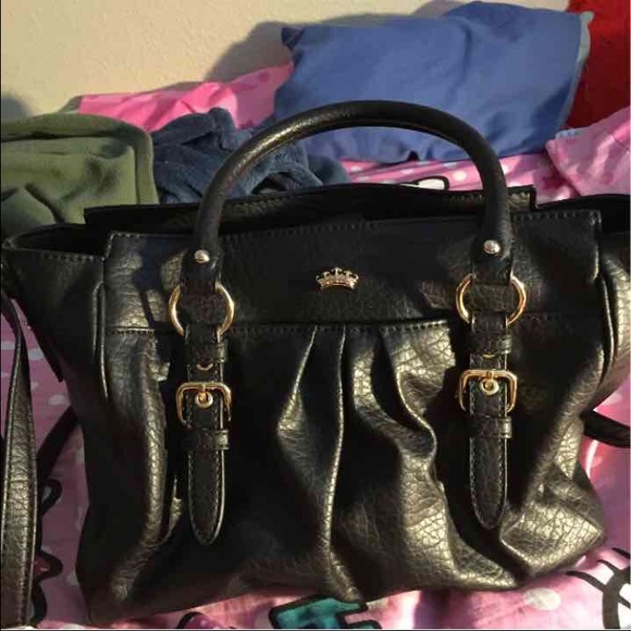Juicy Couture Leather Satchel/Crossbody purse.