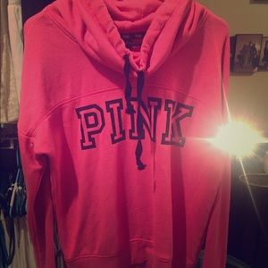 VS PINK Cowl Neck Hoodie