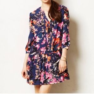 Maeve Floral Caravane Tunic Dress-Anthropologie