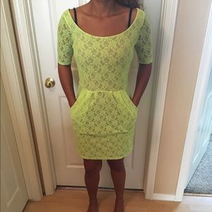 Lime Green Dress
