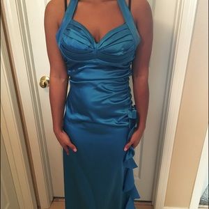 Blondie Nites by Staci Sklar blue formal dress 5