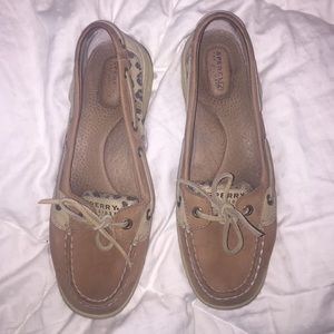Leopard sequence sperry top sider shoes