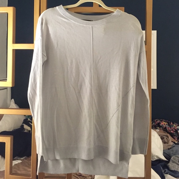 Worn once! Lightweight powder blue sweater