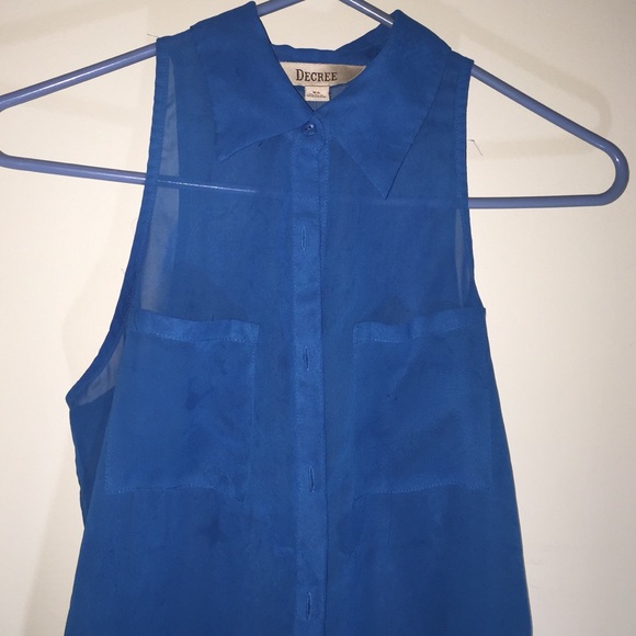 Collar high low shirt