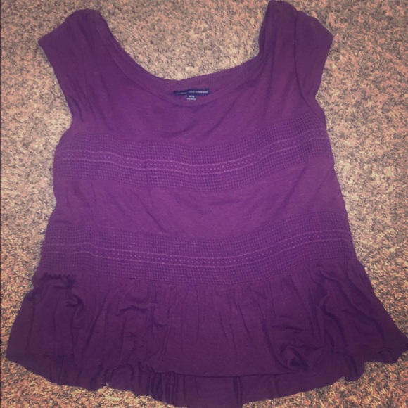 Purple flowy top from American Eagle