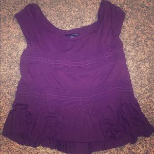 Purple flowy top from American Eagle