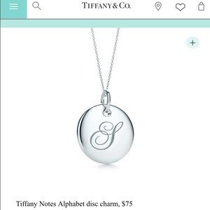 Tiffany & Co. Sterling Silver Notes S Necklace