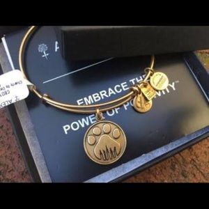 Alex and Ani Paw Prints Bangle