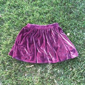 🌷 Red Velvet Circle Skirt 🌷