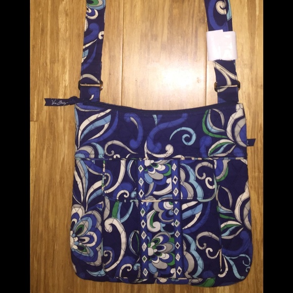 New Vera Bradley Mediterranean Crossbody Purse Bag