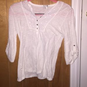 Off-white forever 21 3/4 sleeve