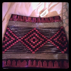 Night out skirt tribal style all sequins