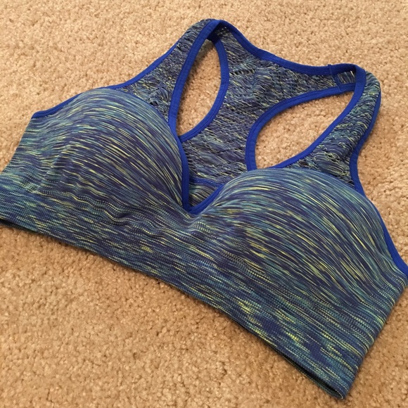PINK Victoria's Secret Other - 🆕 Blue Push Up Sports Bra
