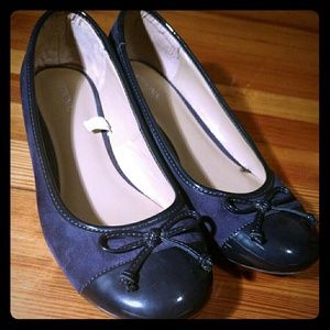 Navy Blue Wedges