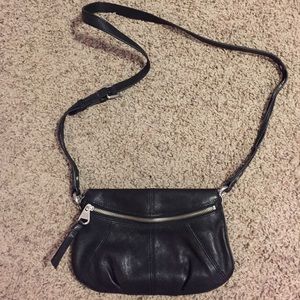 Perlina Black Crossbody Purse