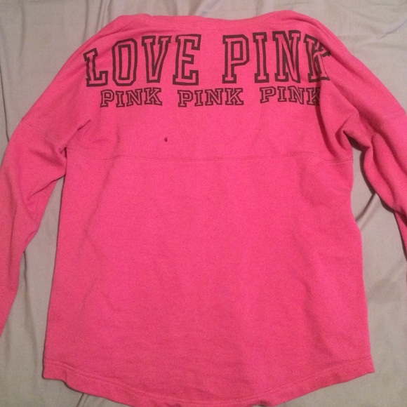 Love pink sweat shirt