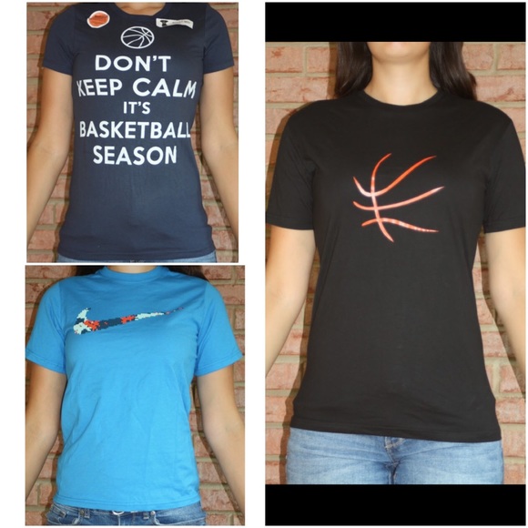 Three Basketball Short-Sleeve Tops