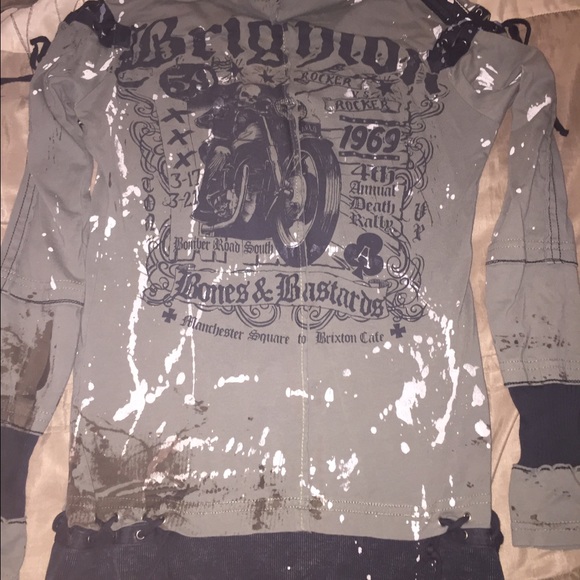 Sale🎉Salvage Brighton Motorcycle Poster Grommet - Picture 3 of 4