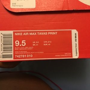 Nike Air Max Tavas