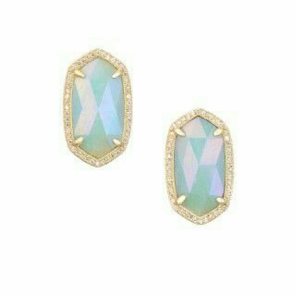 Amazonite Agate Elsie Earrings and Rae Necklace