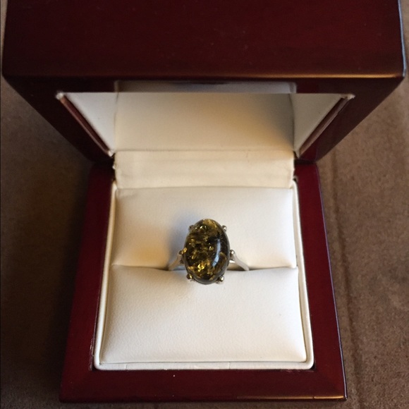 Amber Ring Size 8