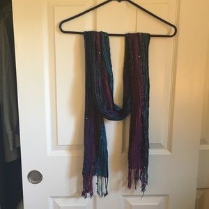 Scarf, just over 5 feet long