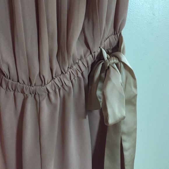 Chiffon romper with satin tie (only worn once) - Picture 2 of 2