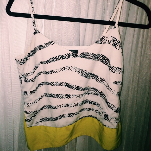 CUTE ZEBRA PRINT TANK