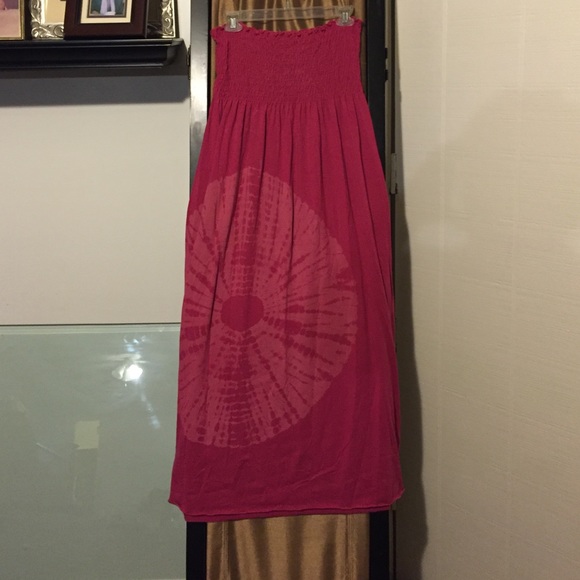 Strapless dress