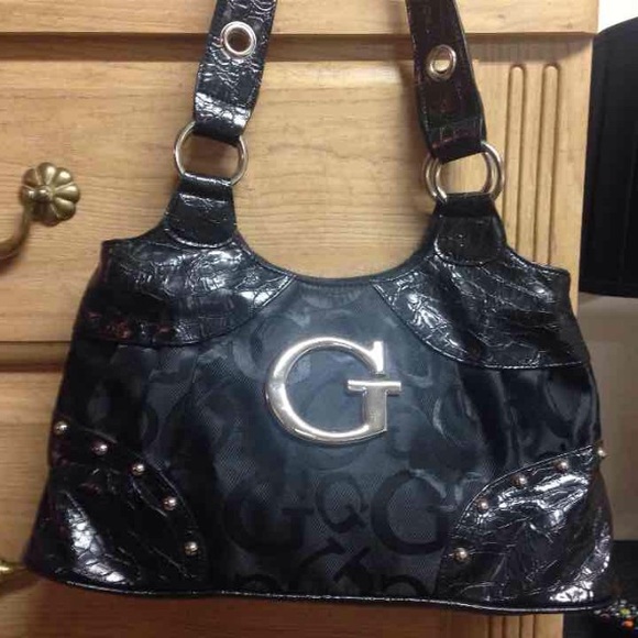 Black leather Purse
