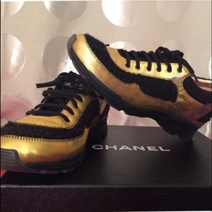 Chanel 2015 Tweed Sneakers