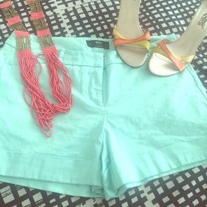 Light aqua shorts