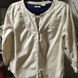 Urban Outfitters Cream Polka Dots By Cooperative M