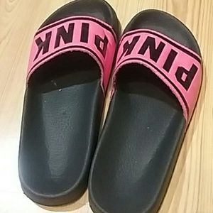Pink flip flops